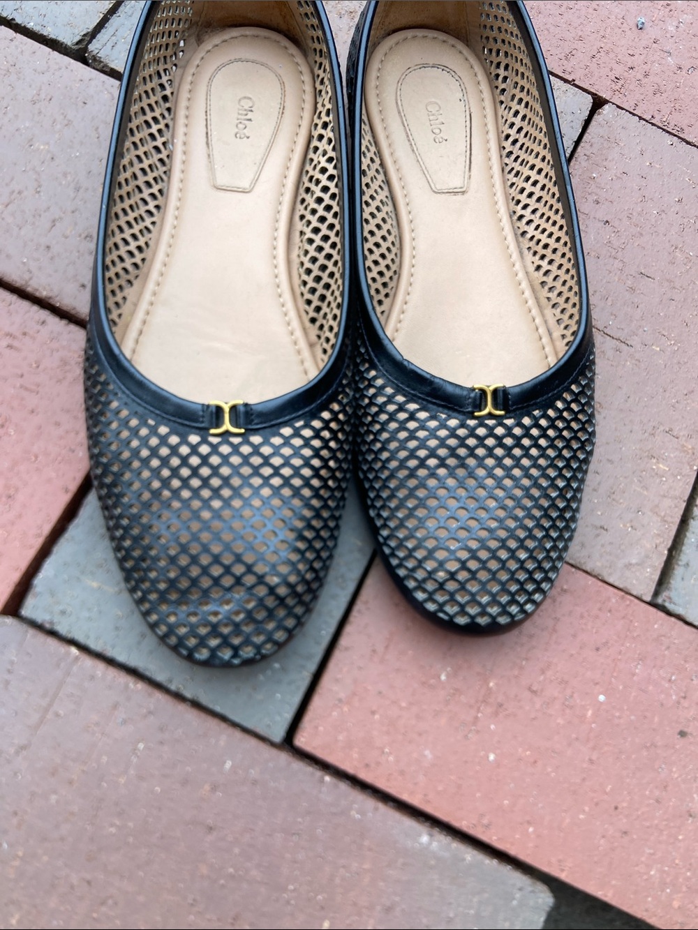 Chloe ballet flats , black